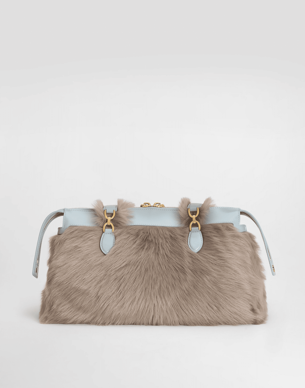 Vittoria shoulder bag in shearling and calfskin