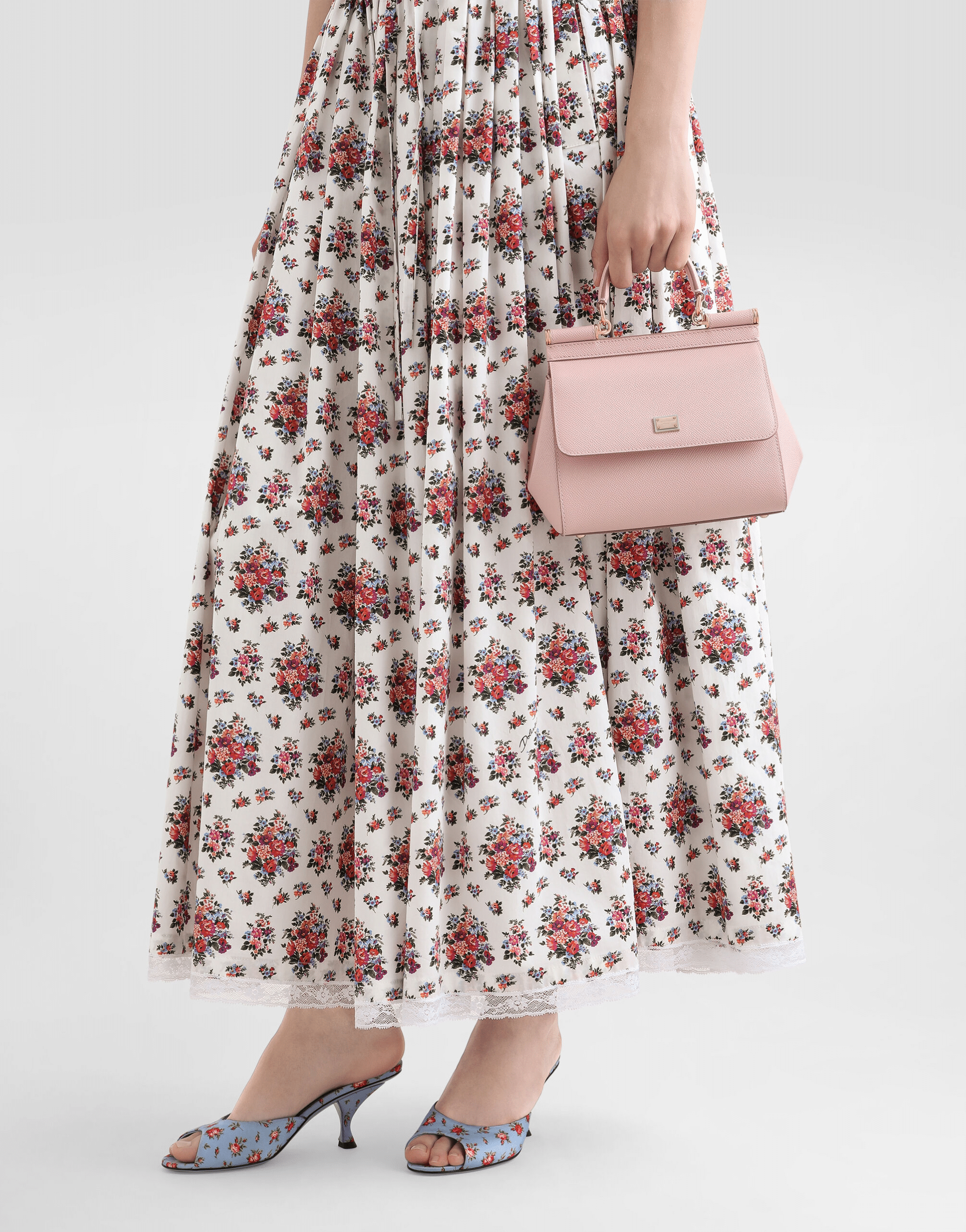 Small Sicily handbag in dauphine calfskin