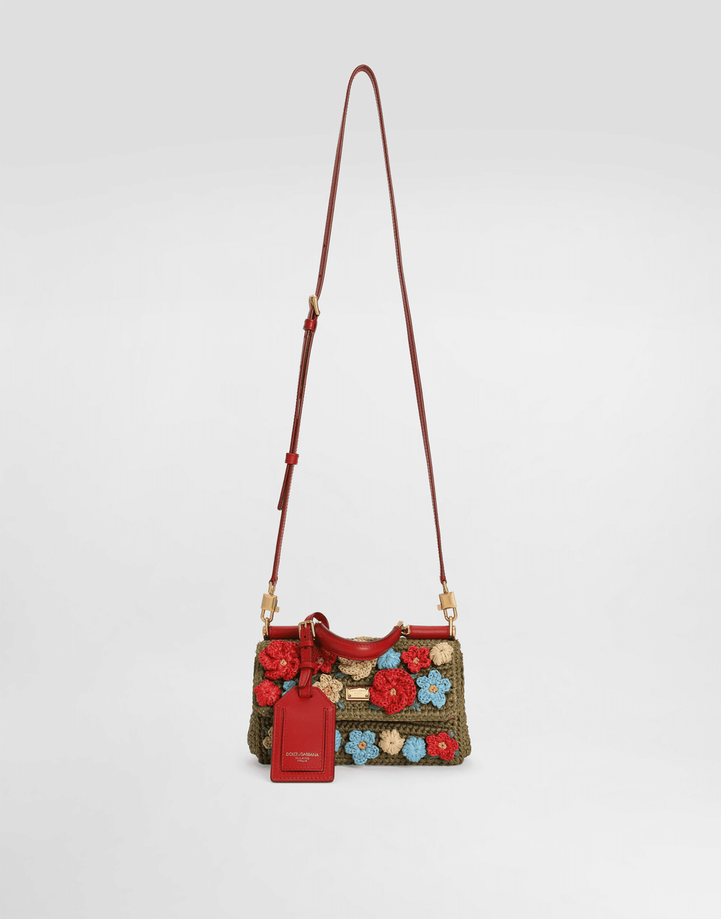 My sicily raffia crochet handbag