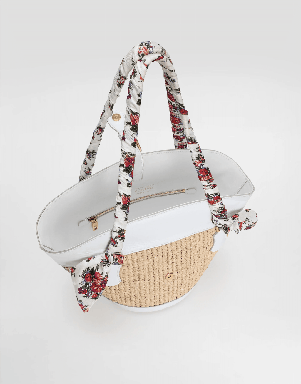 Capri coffa bag in raffia