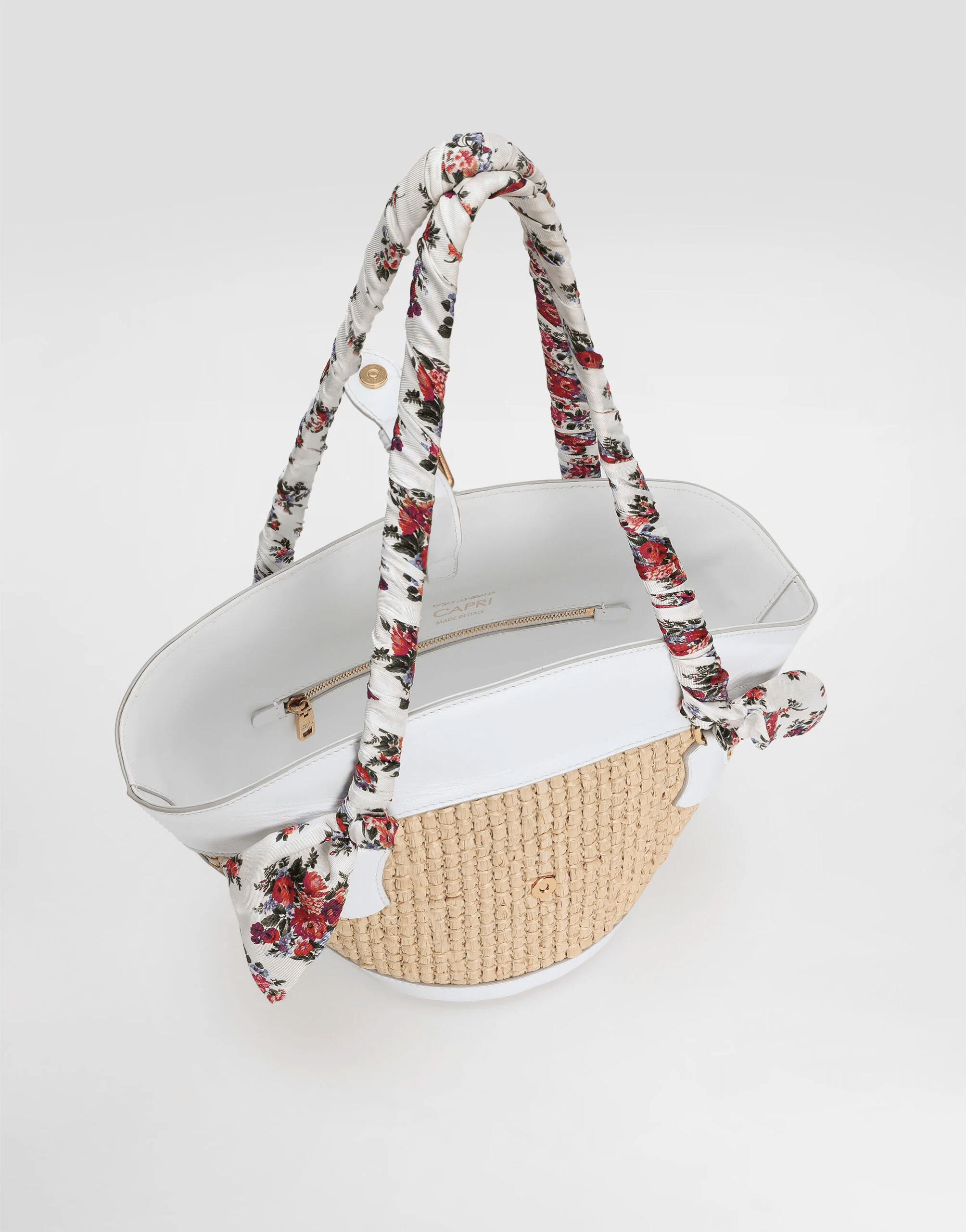 Capri coffa bag in raffia