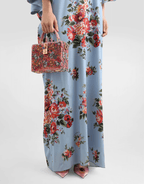 Dolce Box sequin embroidery handbag