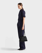 Prada Passage medium leather bag with Re-Nylon flap