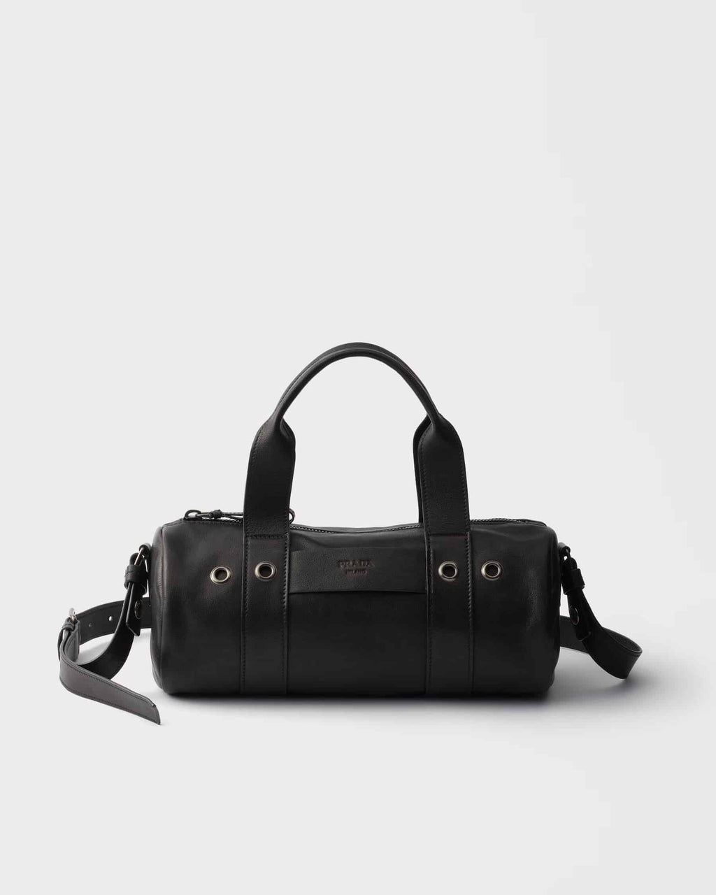 Prada Route large leather top-handle bag