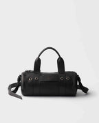 Prada Route large leather top-handle bag
