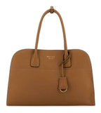 Brown Logo Medium Tote