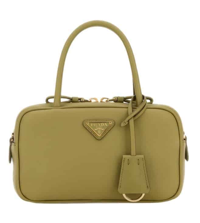 Sage Green Logo Handbag