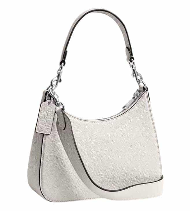 White Logo Small Crossbody Bag