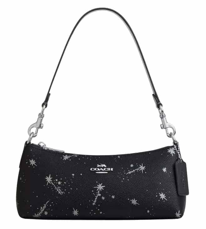 Black Charlotte Medium Shoulder Bag