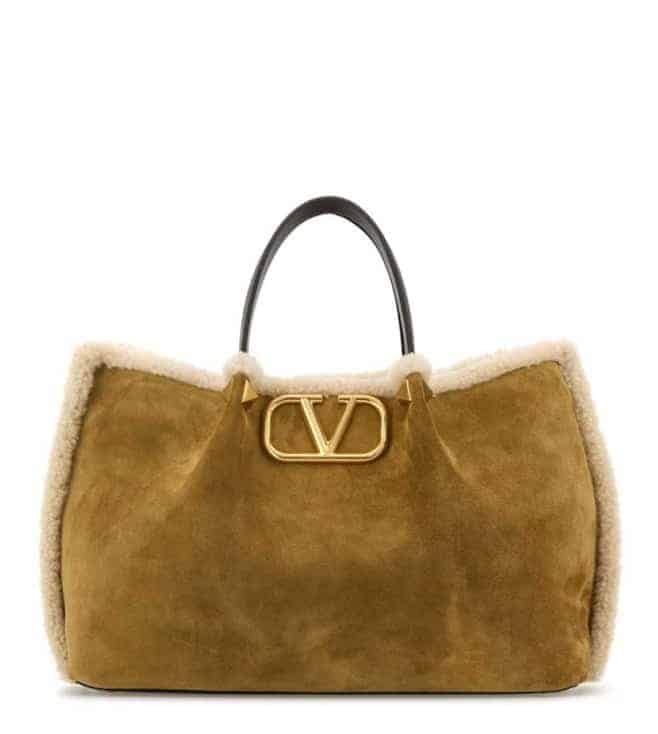 Beige Logo Medium Tote