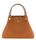 Brown Vlogo Signature Small Satchel