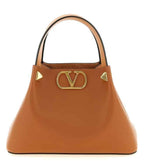 Brown Vlogo Signature Small Satchel