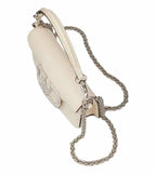 White Loc Small Shoulder Bag