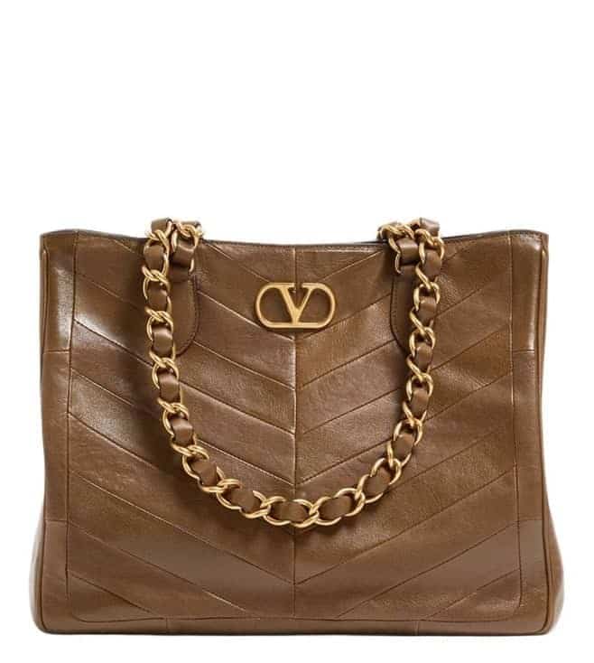 Brown Laseine Tote