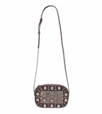 Brown Nellcote Studded Cross Body Bag
