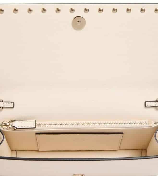 Light Ivory Rockstud Crossbody Bag