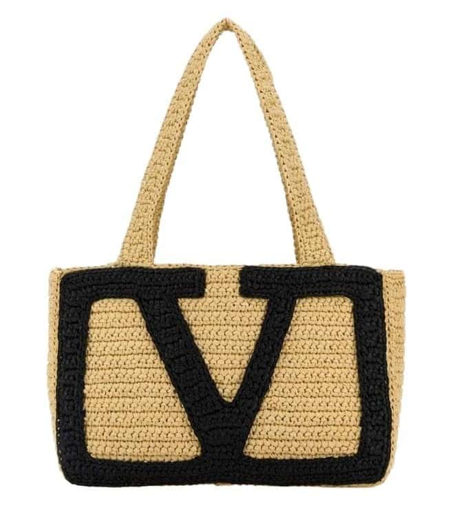 Natural Viva Superstar Textured Tote