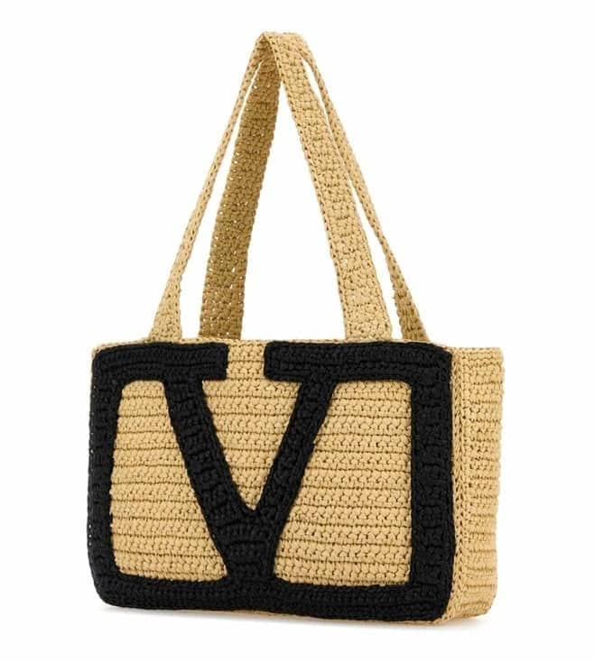 Natural Viva Superstar Textured Tote