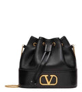 Black VLogo Signature Bucket Bag