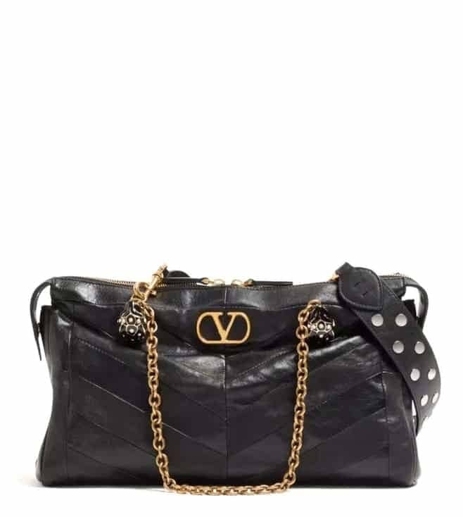 Black Panthea Shoulder Bag