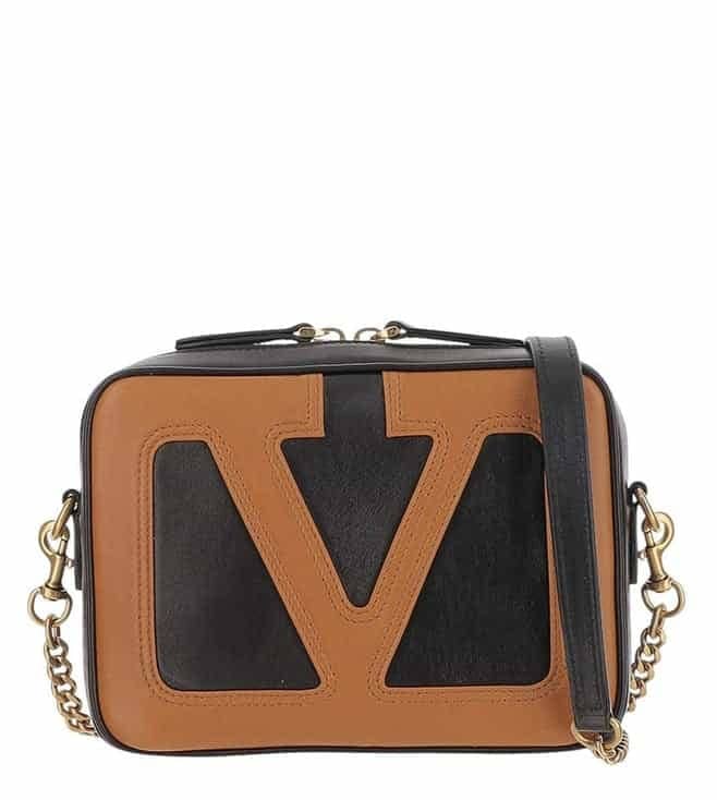 Brown Viva Superstar Leather Cross Body Bag