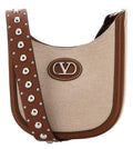 Multicolor Vlogo Signature Studded Cross Body Bag