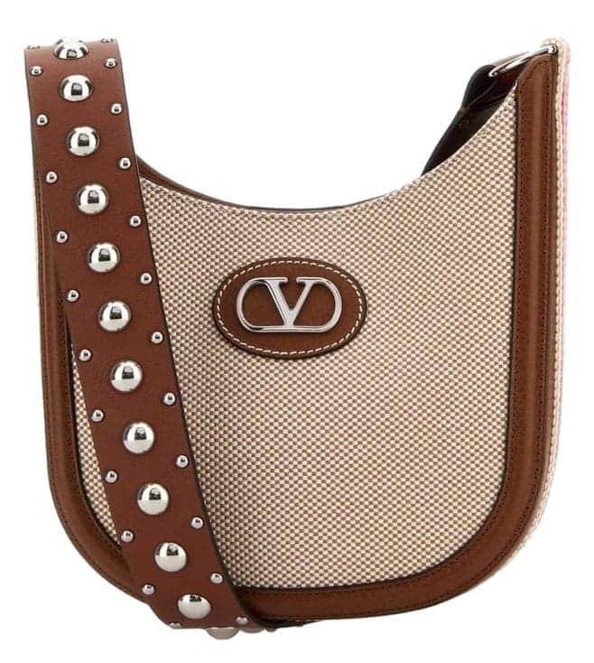 Multicolor Vlogo Signature Studded Cross Body Bag
