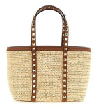 Natural Rockstud Mini Tote
