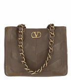 Brown Laseine Small Shoulder Bag