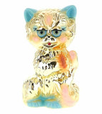 Gold Le Chat De La Maison Clutch