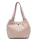 Pink Rockstud Small Leather Tote