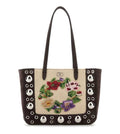 Brown Nellcote Embroidered Tote