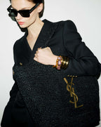ICARE IN RAFFIA BLACK