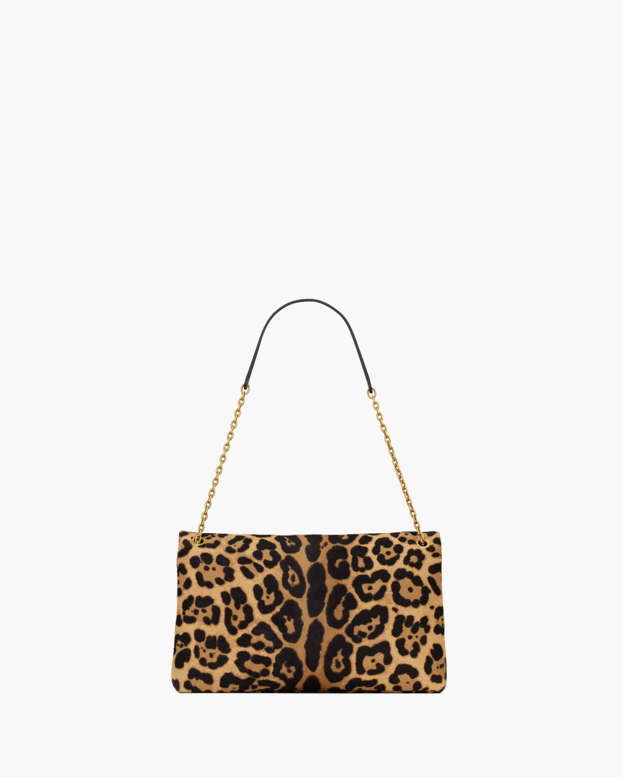 CASSANDRE POUCH ON CHAIN IN PONY HAIR LEATHER