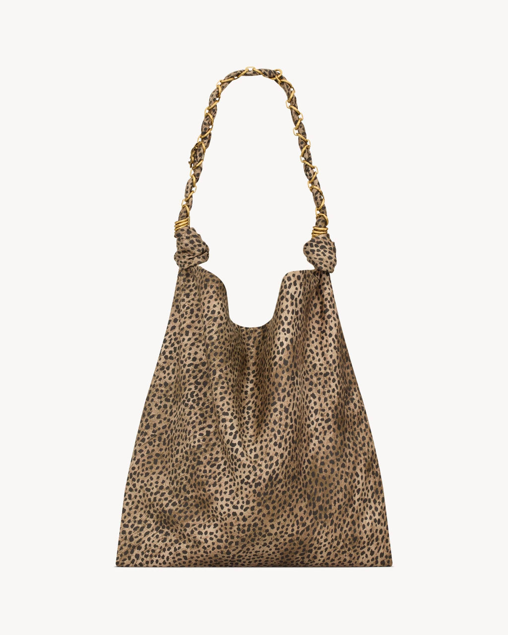 AMALIA IN SATIN BLACK AND BROWN