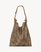AMALIA IN SATIN BLACK AND BROWN