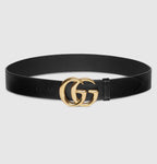 GG Marmont wide belt with shiny buckle