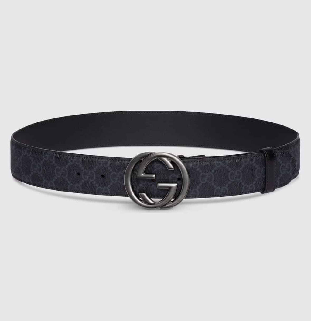 Belt with Interlocking G buckle