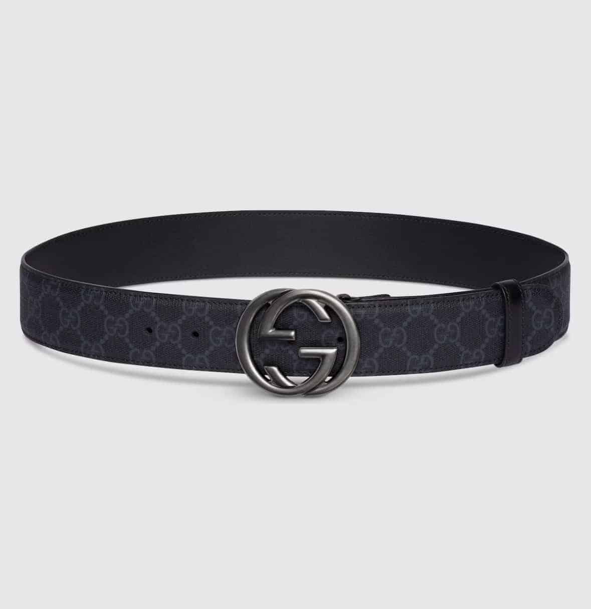Belt with Interlocking G buckle