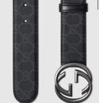 Belt with Interlocking G buckle