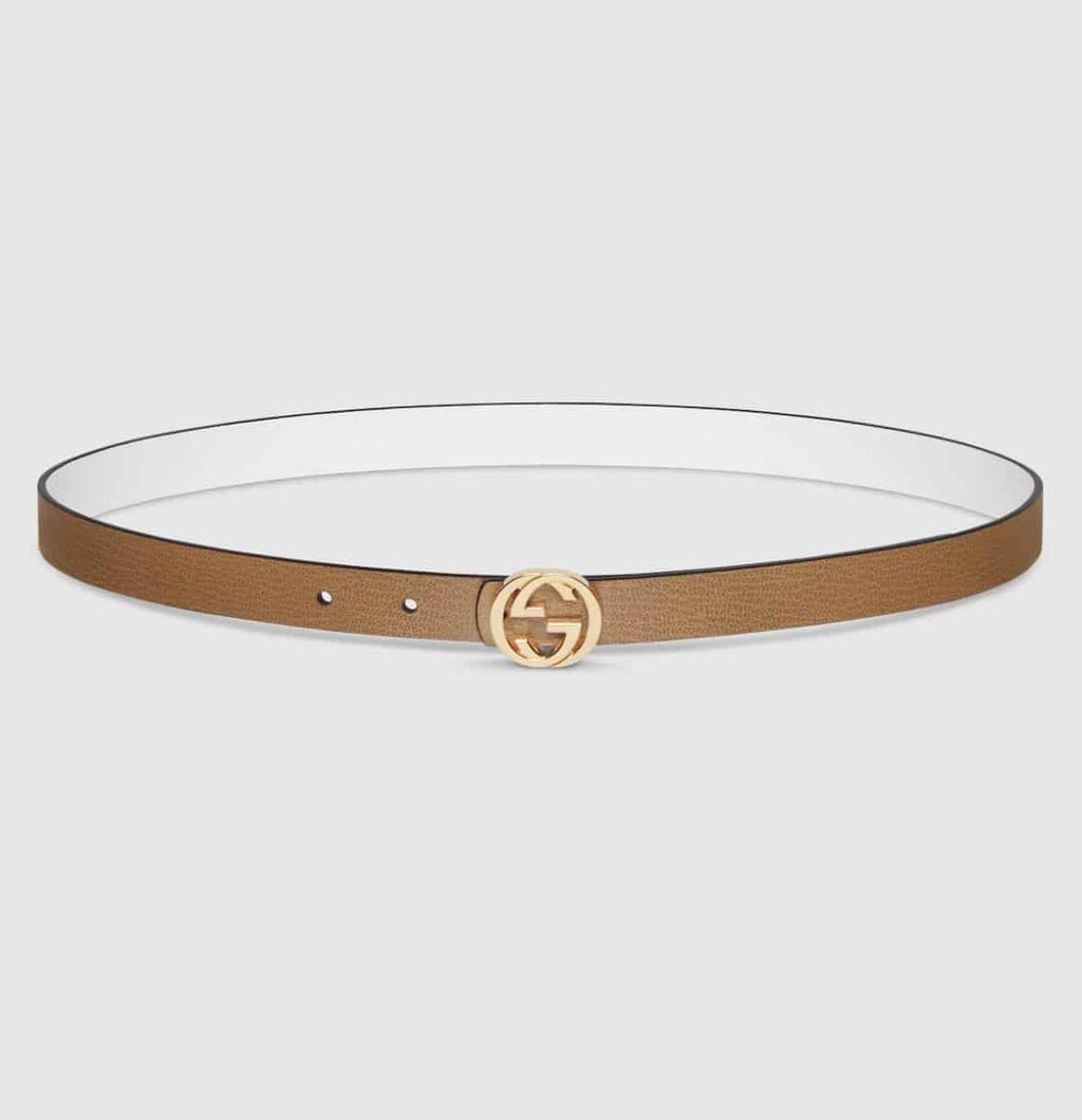 Reversible thin belt