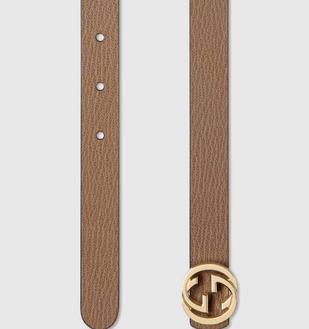 Reversible thin belt