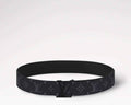 LV Initiales 40mm Matte Black Belt