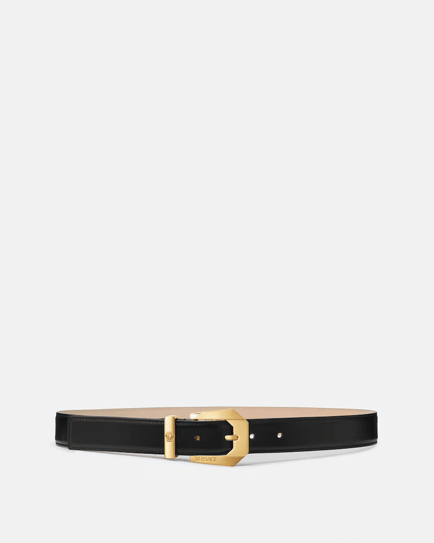 Medusa Heritage Leather Belt 1.2"