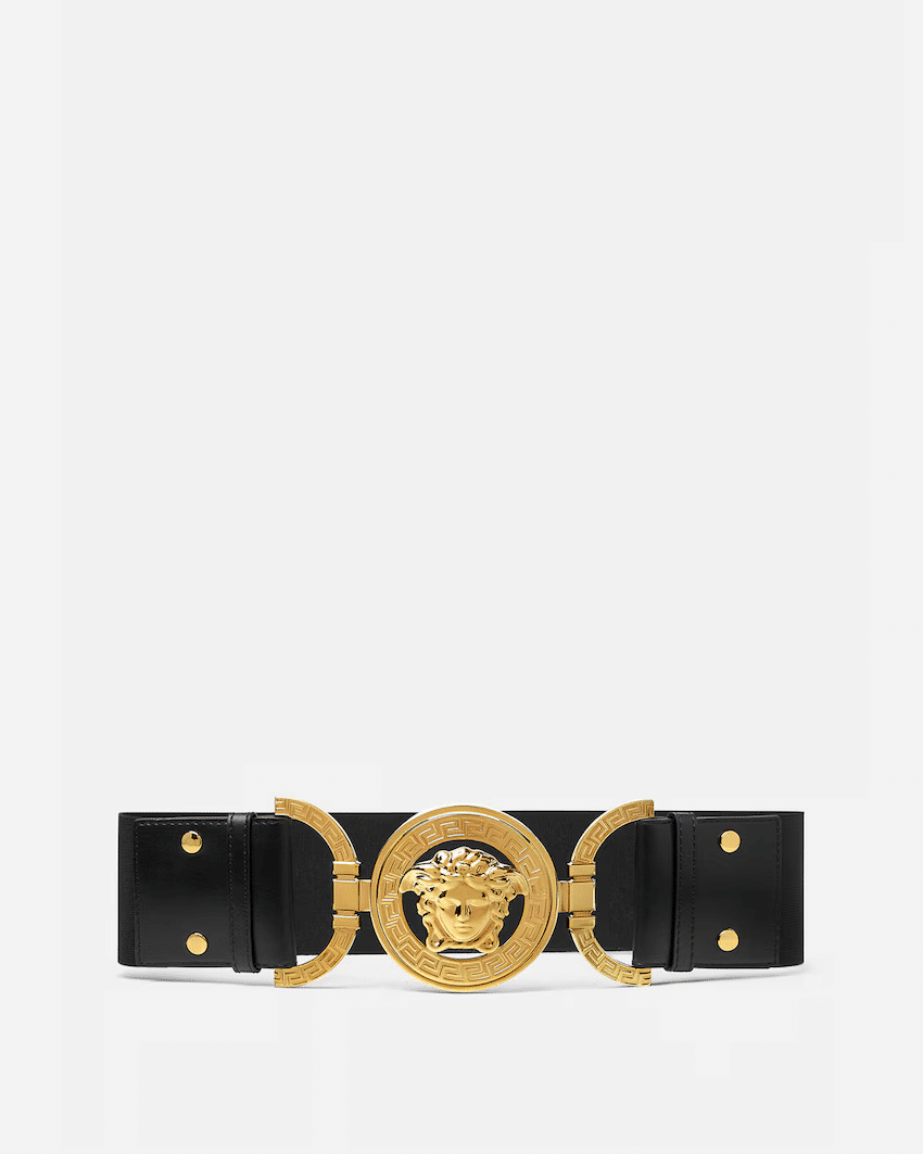 Medusa '95 Leather Belt 6 cm