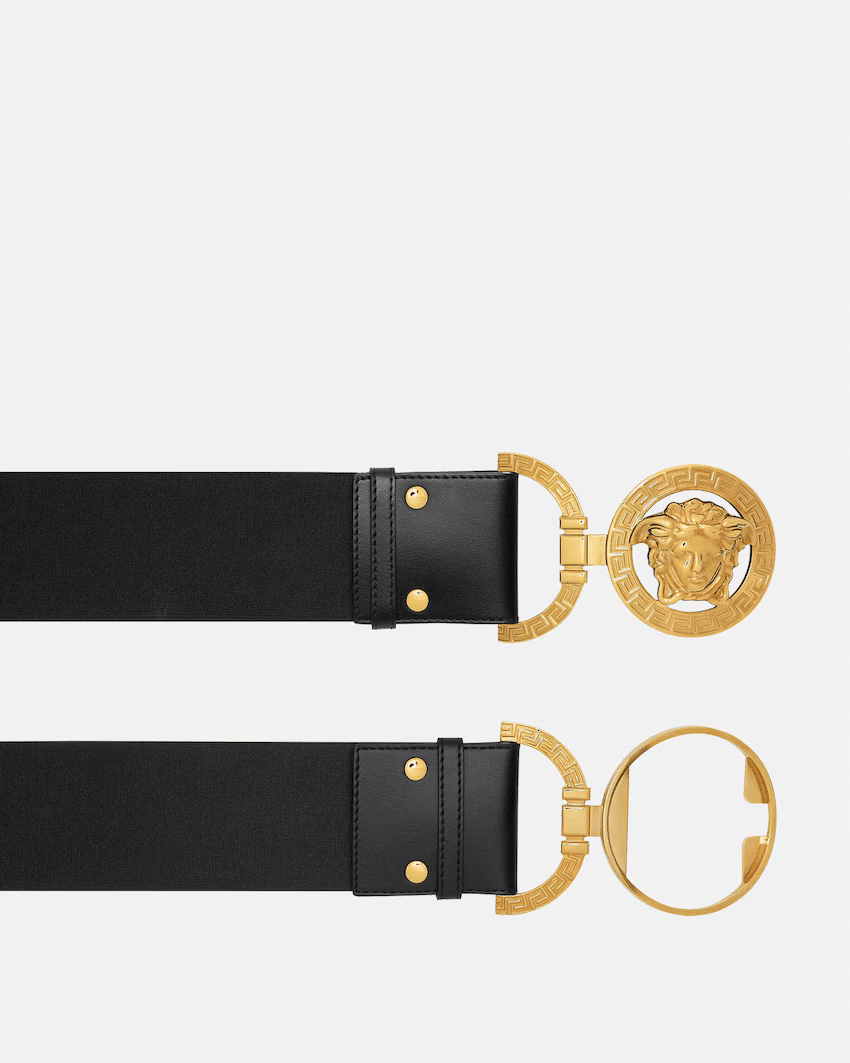 Medusa '95 Leather Belt 6 cm