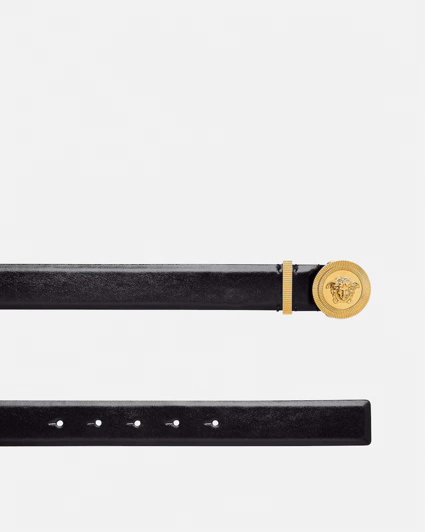 Medusa Biggie Leather Belt
