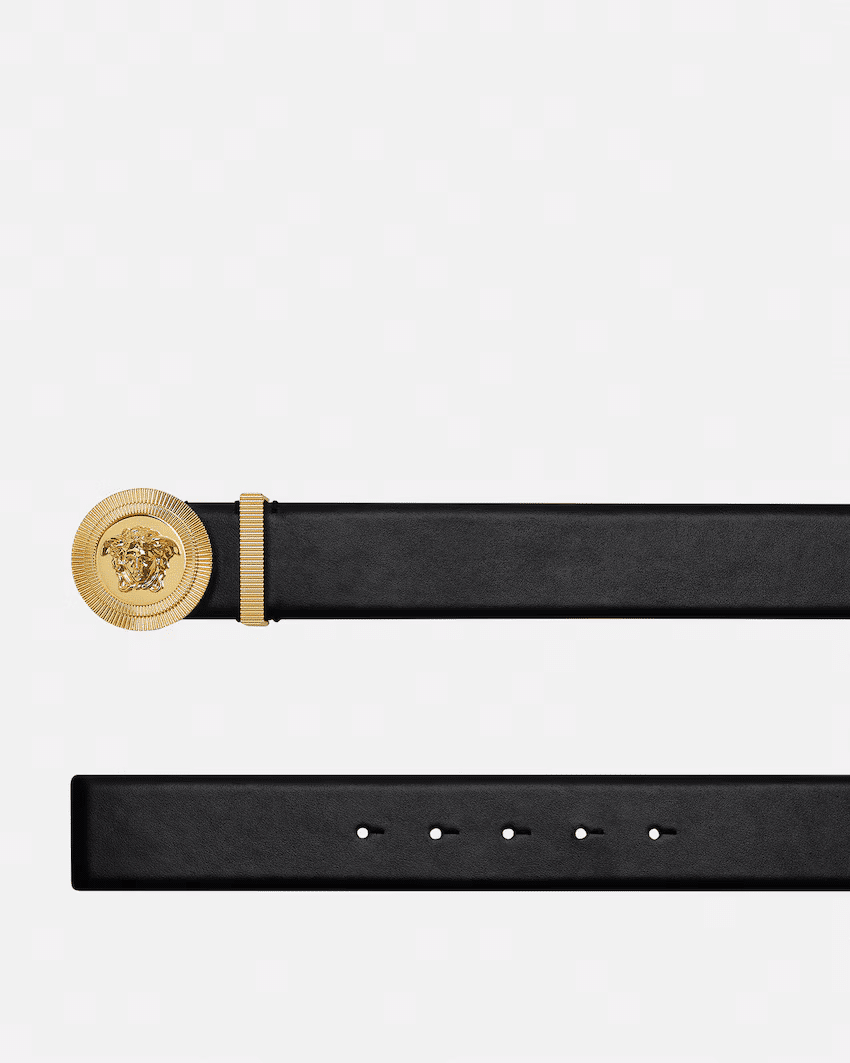 Medusa Biggie Leather Belt