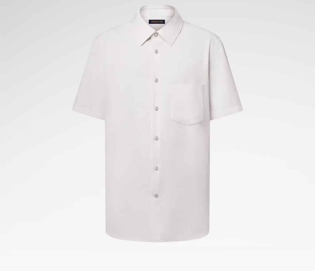 Short-Sleeved Jacquard Shirt