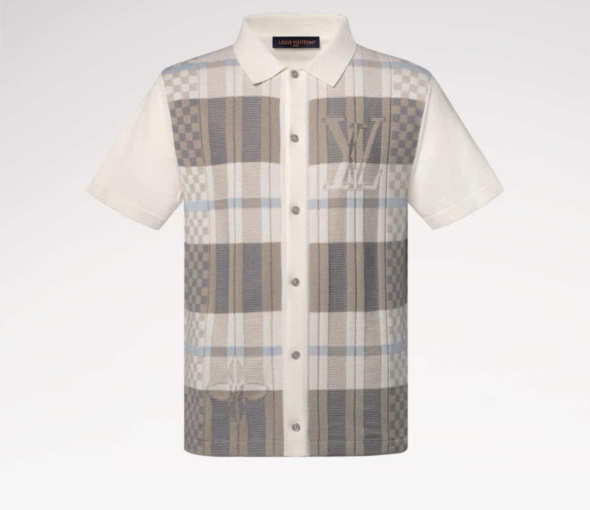 Graphic Jacquard Short-Sleeved Shirt